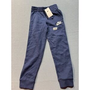 Nike Joggers Boys Small Navy Blue New